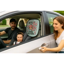 1 éves lettem Királylányos design napellenző autóra