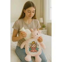 Királylányos design 3 in 1 Unikornis melegvízes palack tartó, párna, plüss