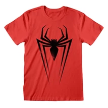 Marvel Spiderman Pókember BLACK SPIDER SYMBOL póló piros