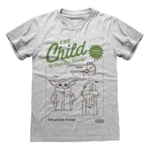 Star Wars Mandalorian Baby Yoda The Child Toy Action Figure póló L méret 