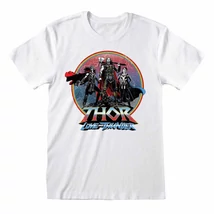 Marvel Thor Love and Thunder Team póló fehér Marvel Thor Love and Thunder Team póló fehér