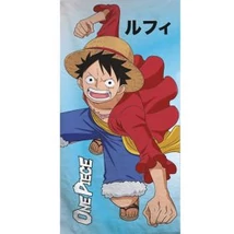 One Piece strand törölköző kék 