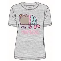 Pusheen női póló szürke L méret 