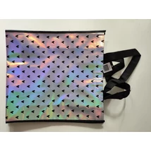 Pöttyös hologramos bevásárló szatyor 34cm x 34cm