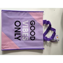Good Vibes Only hologramos bevásárló szatyor 34cm x 34cm