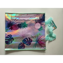 Pineapple hologramos bevásárló szatyor 34cm x 34cm