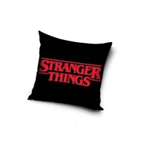 Stranger Things párna fekete piros 