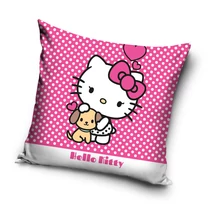 Hello Kitty fehér párnahuzat velúr
