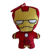 Marvel Bosszúállók Iron Man 2D plüss figura  Bagclip kulcstartó 13cm