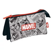 Marvel Comic 3 rekeszes tolltartó 21 cm Marvel Comic 3 rekeszes tolltartó 21 cm