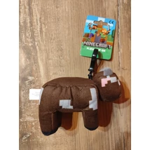 Minecraft 3D plüss figura Bagclip kulcstartó 13cm Cow