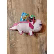 Minecraft 3D plüss figura Bagclip kulcstartó 13cm Axolotl