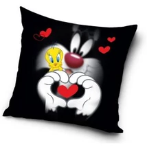 Bolondos Dallamok Looney Tunes Szilveszter és Csőrike Formapárna 