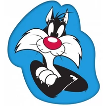 Bolondos Dallamok Looney Tunes Szilveszter Formapárna 