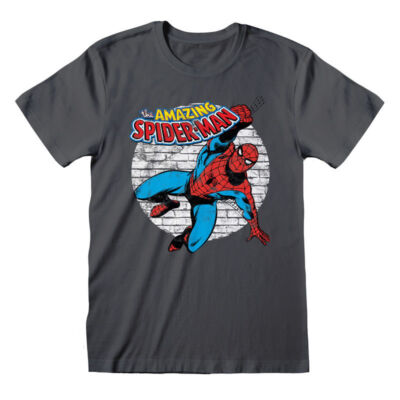 Marvel Spiderman Pókember SPIDEY SPOTLIGHT póló szürke