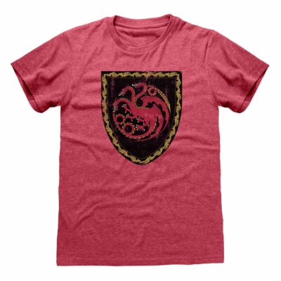 House of the Dragon Sárkányok háza Targaryen Címer póló piros