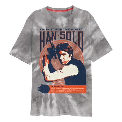 Star Wars Classic Han Solo szürke  póló L méret