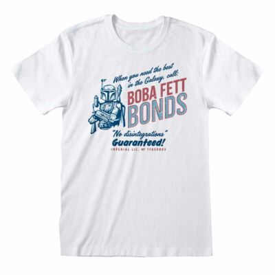 Star Wars Boba Bonds póló fehér XL