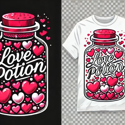 Valentin napi páros póló ajánlat Love potion