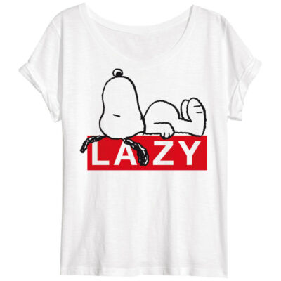 Snoopy Lazy női póló L méret 