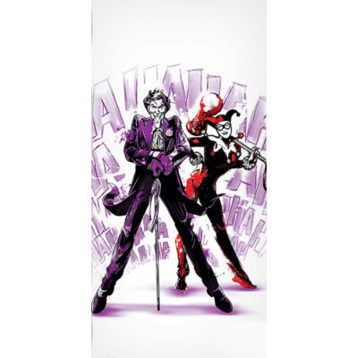 DC Harley Quinn és Joker strand törölköző 