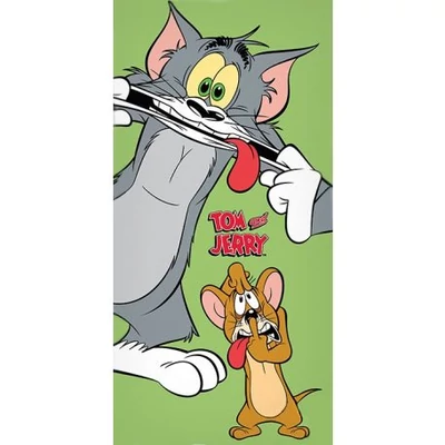 Tom és Jerry strand törölköző 