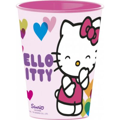Hello Kitty műanyag pohár 