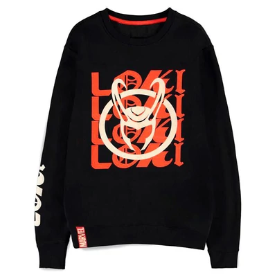 Marvel Loki Logo Text Pulóver