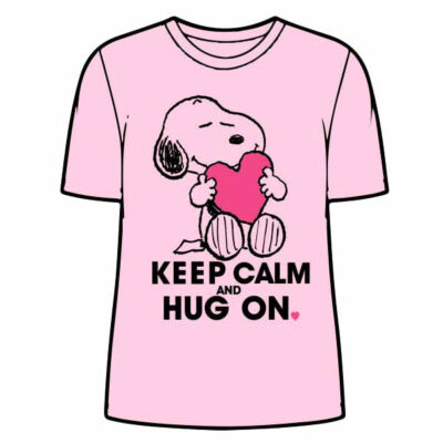 Snoopy pink női póló