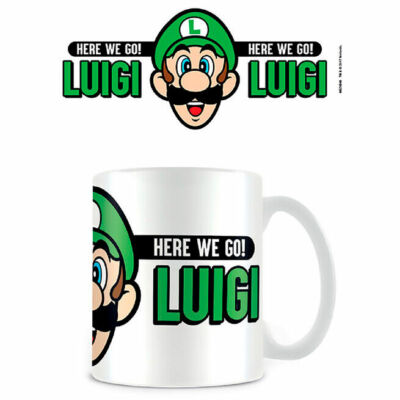 Nintendo Super Mario Here We Go Luigi bögre