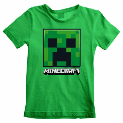 Minecraft Creeper férfi póló S méret 