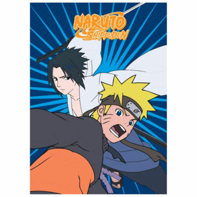 Naruto Shippuden Naruto and Sasuke polár takaró