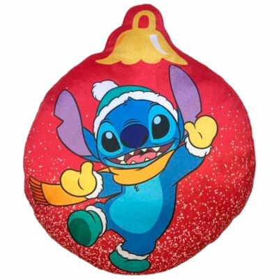 Disney Stitch Karácsonyi 3D párna