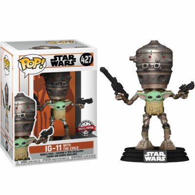 POP! Star Wars Mandalorian IG-11 With the Child Exclusive 427