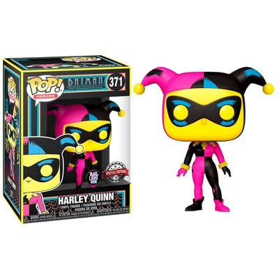 POP! DC Harley Quinn Black Light Exclusive 371