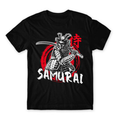 Anime Póló Samurai Fekete