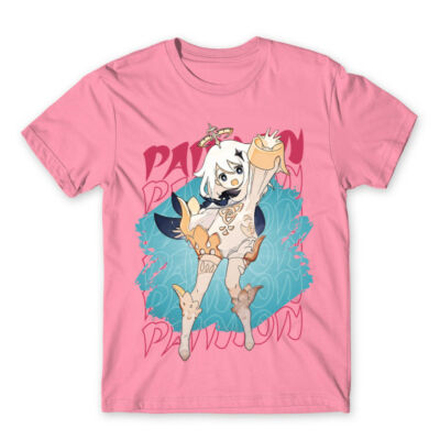 Anime Póló Genshin Paimon Pink