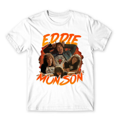 Stranger Things Eddie Munson Póló fehér XL méret 
