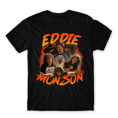Stranger Things Eddie Munson Póló fekete