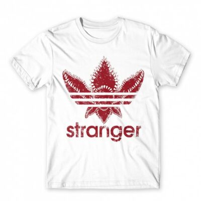 Stranger Things Stranger Adidas Póló fehér XXL méret 