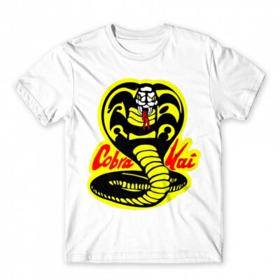 Cobra Kai Logo póló fehér L méret 