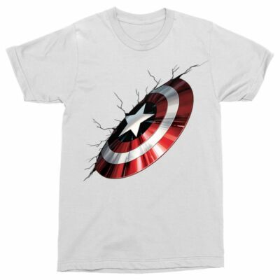 Marvel Amerika Kapitány shield demage póló