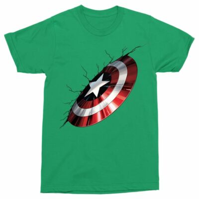 Marvel Amerika Kapitány shield demage póló
