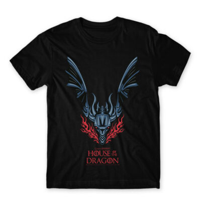 House of the Dragon Sárkányok háza Dragon Logo póló fekete M méret 