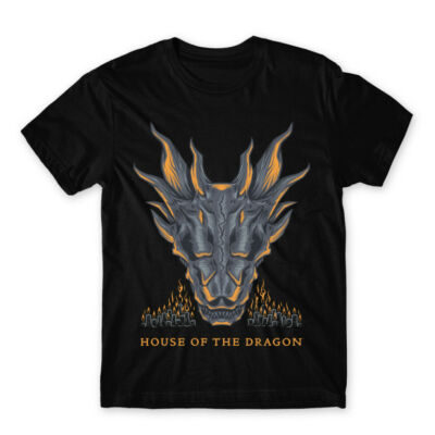 House of the Dragon Sárkányok háza Dragon head póló fekete XL