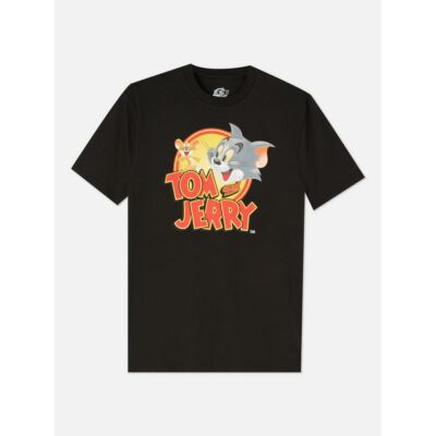 Tom és Jerry póló fekete XL 