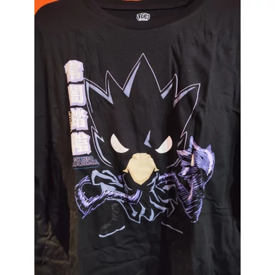 My hero academia fekete póló S